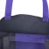 Textile bag on lightning, gray/lilac color