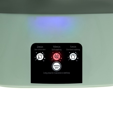 Portable mini-stying machine LWM-04 with a bucket of 6 l, folding, green-10