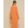 Female dress, size 46, orange color