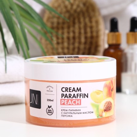 Jessnail cream-paraffin, with natural peach oil, 250 ml