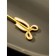 Fruit plugs "Bant", length 12.5 cm, 6 pcs, gold color