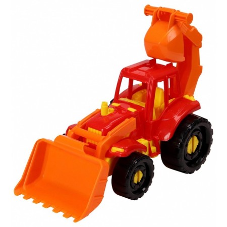 Tractor "Ivan", excavator - bulldozer, city