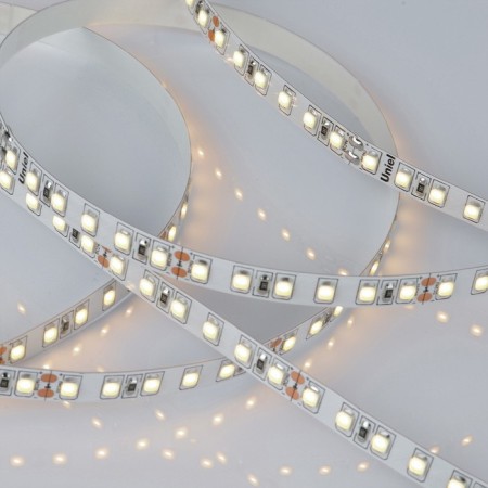 LED tape on a self -adhesive basis Uniel, IP20, 5 m, 120 LED/m, 9.6 W/m, 24 V, 3000K, glow warm white-1