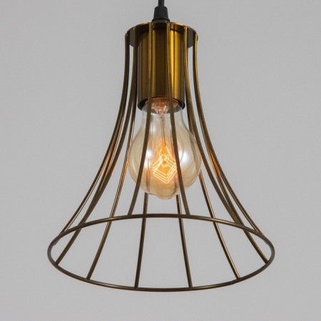 Lamp Bayerlux "Chilly" E27 40W gold 18x18x19-119cm-2