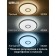 Lamp Citilux "Starlight" CL703A31G, 42x42x7 cm, 1x35W, LED, color gray color
