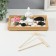 Zen Stones Garden "Buddha and Flamingo" White sand 2.5x21.5x13 cm