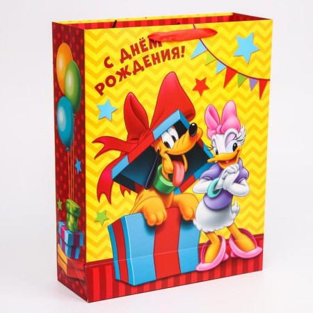 Gift package "Happy Birthday!" 31x40x11 cm, packaging, Mickey Mouse-1