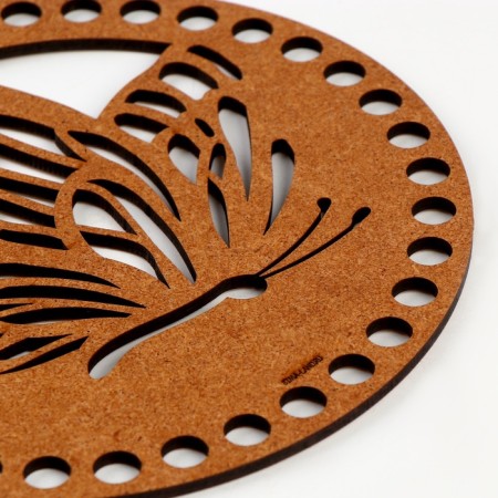 Donyshko for knitting Carved "Butterfly", circle 15 cm, HDF 3 mm-5