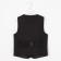 School vest for a boy, black, height 152 (38/m)