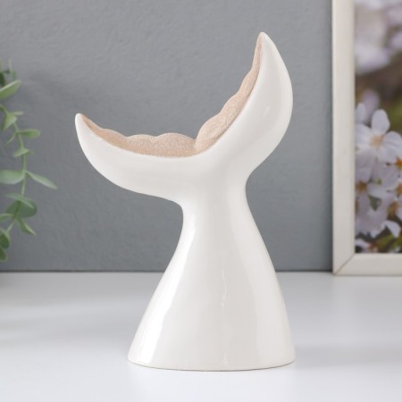 Souvenir Ceramics "Kita tail" Sand-white 11.4x6x17.3 cm-2