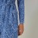 Women's dress with oxen mist, size 48, blue
