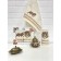 A set of wuffed napkins Diva Afrodita "Tiger", size 35x50 cm, 2 pcs