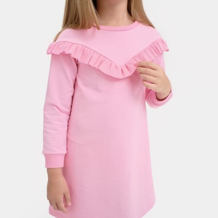 Платье для девочки KAFTAN "Basic line", размер 32 (110-116), цвет розовый-2