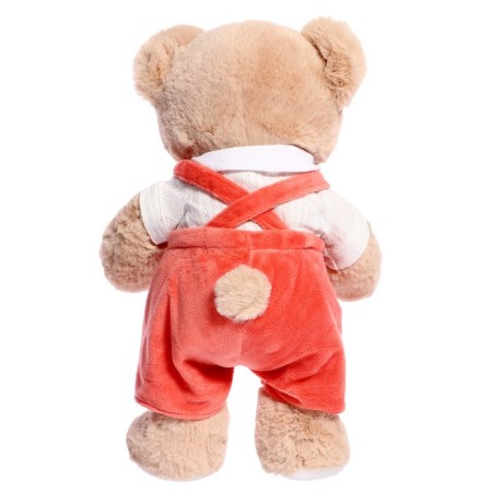 Soft toy "Bear" in red pants, 30 cm-2