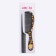 Combination of combs, 2 items, black color