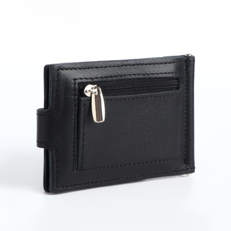 Clip for bills on a button, black color-1