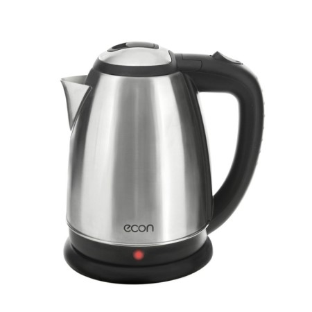 ECO-1875ke kettle, metal, electric, 1.8 l, 1500 watts, silver color-1