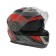 Modular helmet with two visors, size L (59-60), model-BLD-160E, black and red