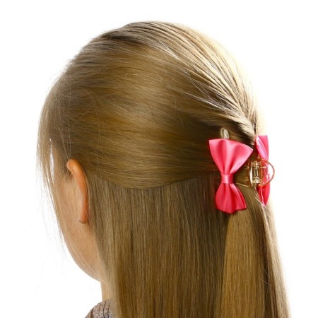 Hair crab with textile decor "Magic Year", 6 x 3.8 x 3.2 cm-6