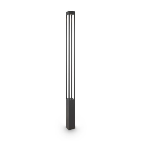 Outdoor O424FL-L25GF, 25W, 11x11x200 cm, LED, 1500LM, 3000K, graphite color, graphite