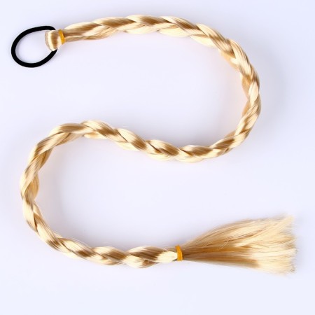 A braid on an elastic band is 80 cm, the color is blond-7