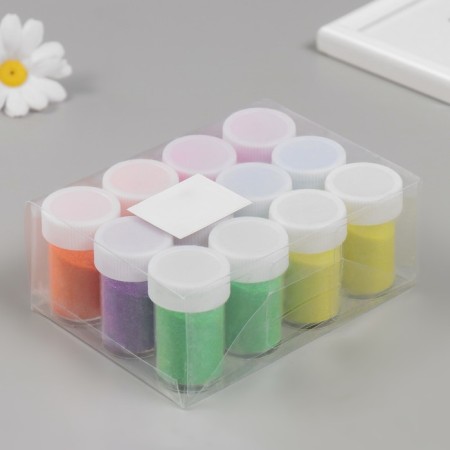 Glitter size 1/96, packaging 12 pcs/10 g, neon assorted-3