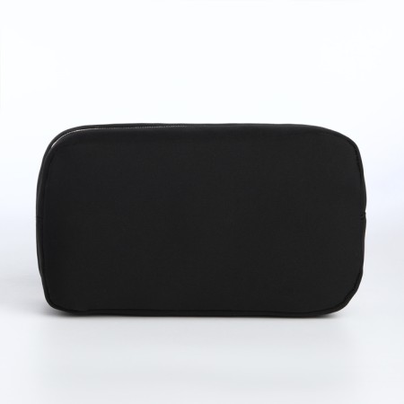 Cosmetic bag on lightning, black color-1