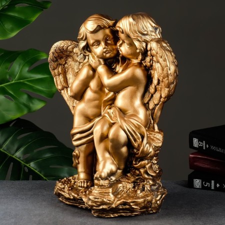 Figure "Angel and Fairy standing" Bronze 20x30x36cm-3