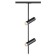 TRUKOL LOW PORT 1-F, 2x50W GU10, black color