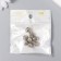 Busina for creativity Metal "with daisies" silver 1 cm