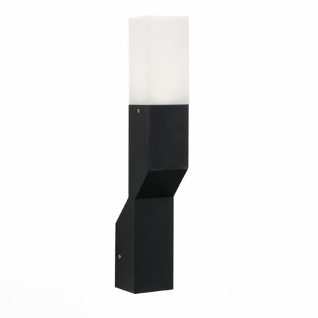 Street wall lamp ST LUCE. SL100.401.02. Fratto. 2x5 watts, LED, 4000K, 7.6x46.5 cm, black color