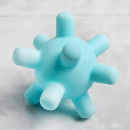A set of developing tactile balls "chicken", 6 pcs, with a squeak, color mix, crumb I-10