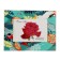 Photo frame Glass 10x15 cm "Parrots in the Tropical Forest" Double convex pattern 22x17 cm