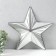 Figure "Star with faces" Small silver, half, 33.3x31.5 cm