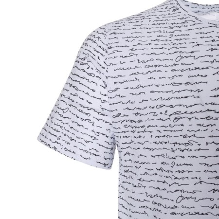 Homemade kit (T -shirt/pants), white/black color, size 56-6