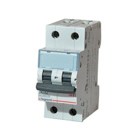 Switch aut. Maud. Legrand, 2p, C 40A, TX3, 6ka 404046