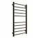 Electric towel "Dvin" S Plaza Neo, 1000x500 mm, dimmer, black matte