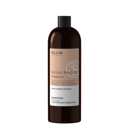 OLLIN Professional hair shampoo with flax seeds, 1000 ml