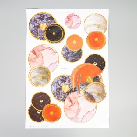 Sticker Plastic Interior 3D "Abstraction. Marble" 52x35 cm