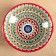 Buditsa Rishtan ceramics "Patterns", 23 cm, red