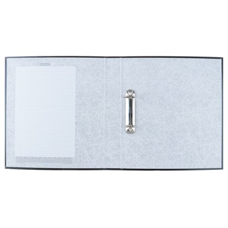 Folder on 2 rings A4, Erichkrause Business, 50 mm, 2000 μm, laminated, solid cover, black-2
