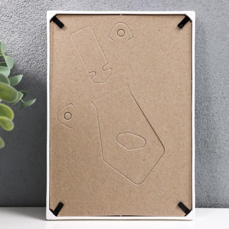 Photo frame plastic L-4 10x15 cm, white-2