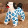Dymkovo toy "Blue Dog" 7 cm