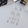 Hair hairpin "Berta" (set 2 pcs) 9x2 cm, transparent