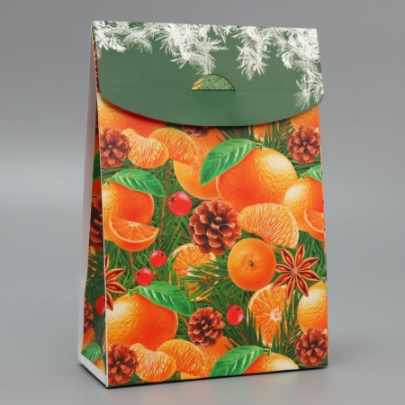 Folding box "Winter spins", 15 x 7 x 22 cm, New Year-4