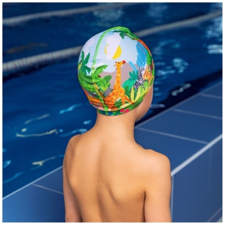 Safari children's cap for swimming, fabric, girth 46-52 cm-4