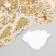 Stickers for creativity "New Year. Vintage" embossing gold set 48 pcs 9x7x0.8 cm