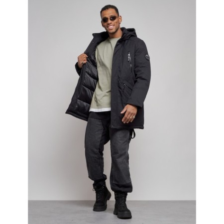 Extended male park, size 52, black color-13
