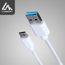 Luazon, Type -C - USB, 1 A, 1 m, white cable