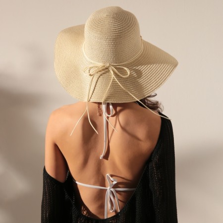 Women's hat Minaku, Milk color, rr 58-2